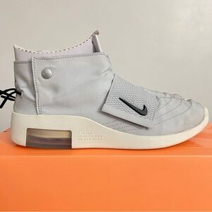 Nike Air Fear Of God Moccasin Pure Platinum / Black-Sail Men’s 6.5 Women’s 8